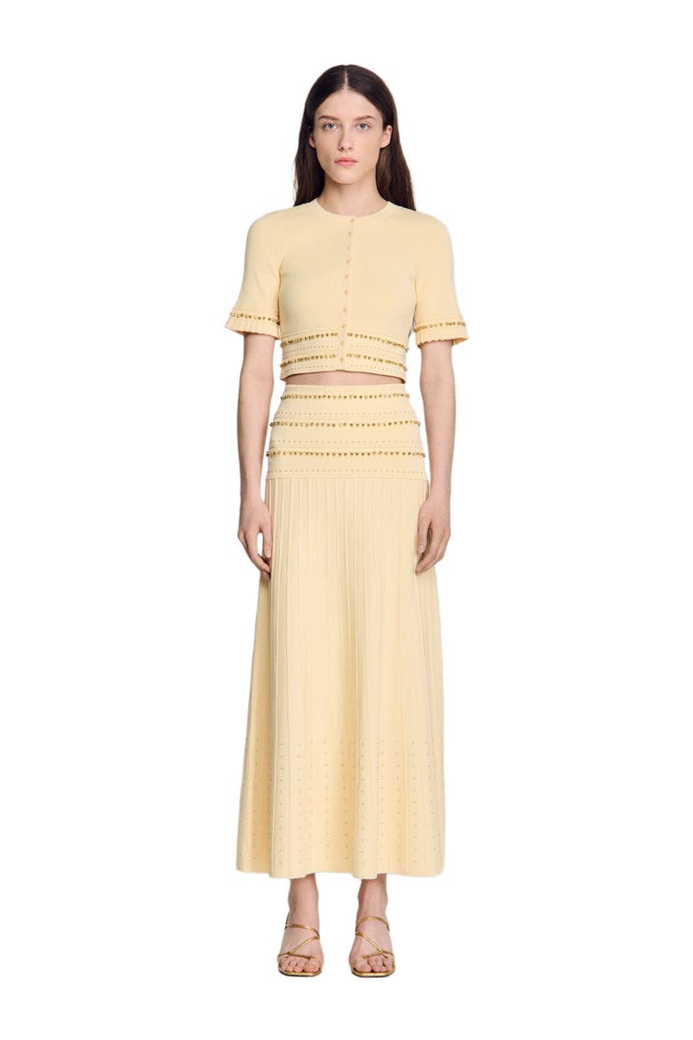 Long tassel skirt, Alternate, color, Vanilla