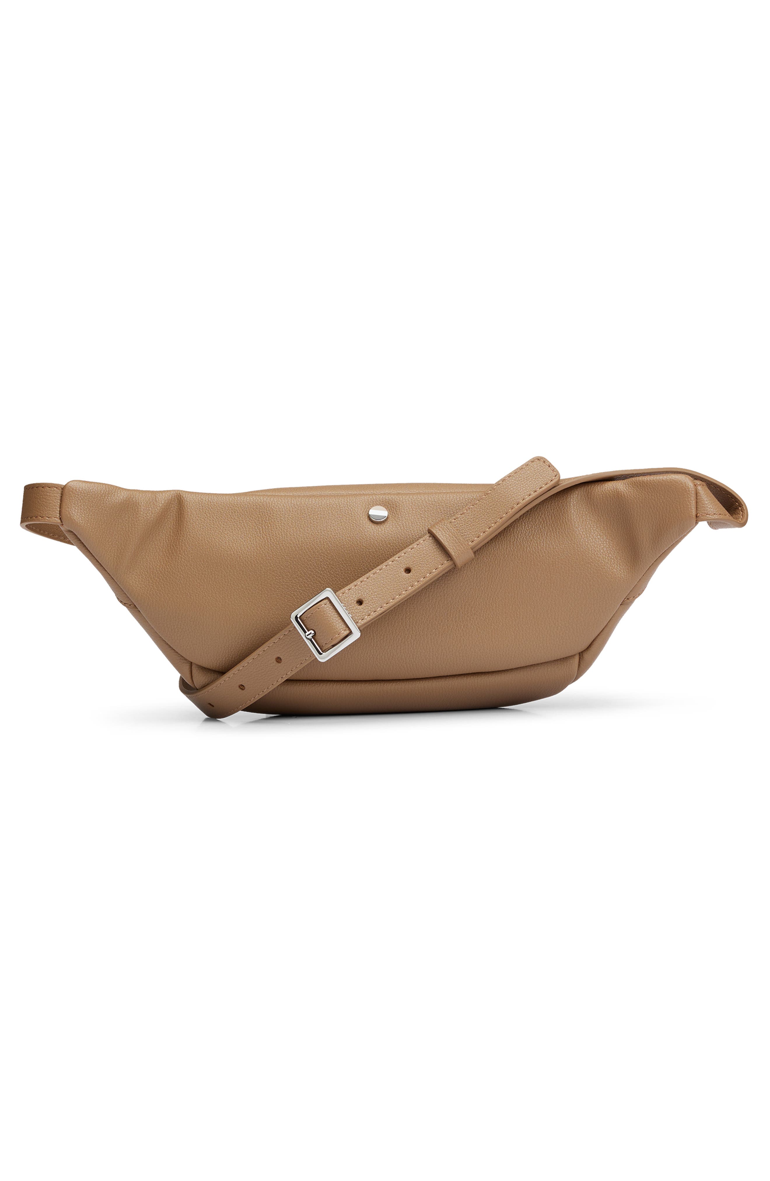 BOSS Olivia Faux Leather Belt Bag, Alternate, color, 