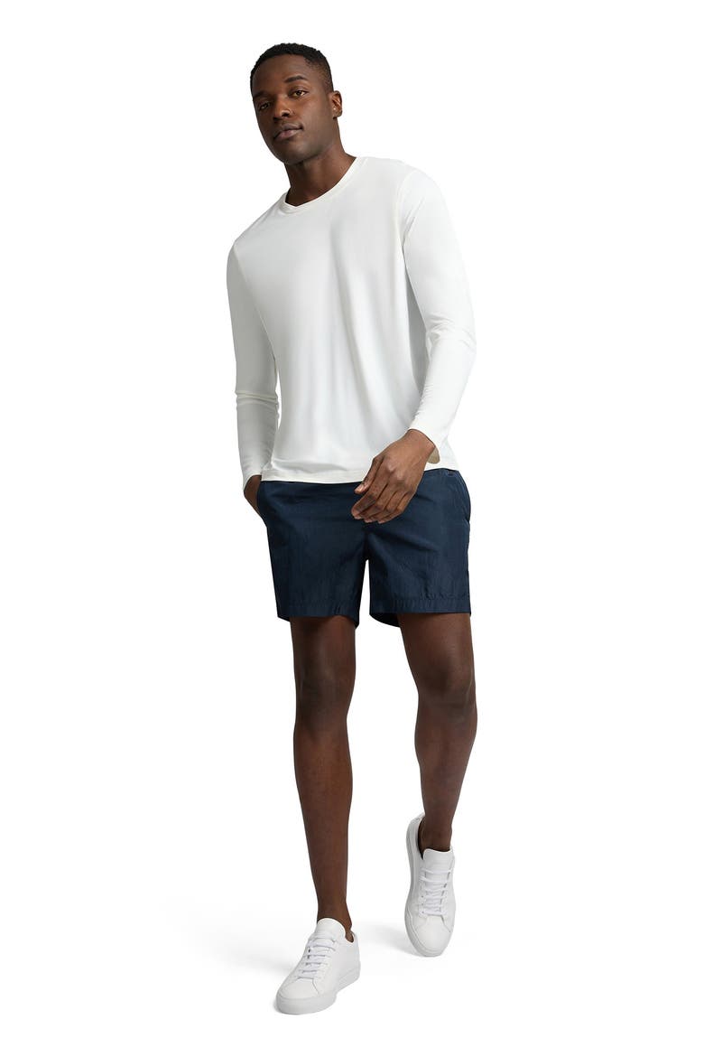 Crinkle 5" Swim Trunk, Main, color, Midnight