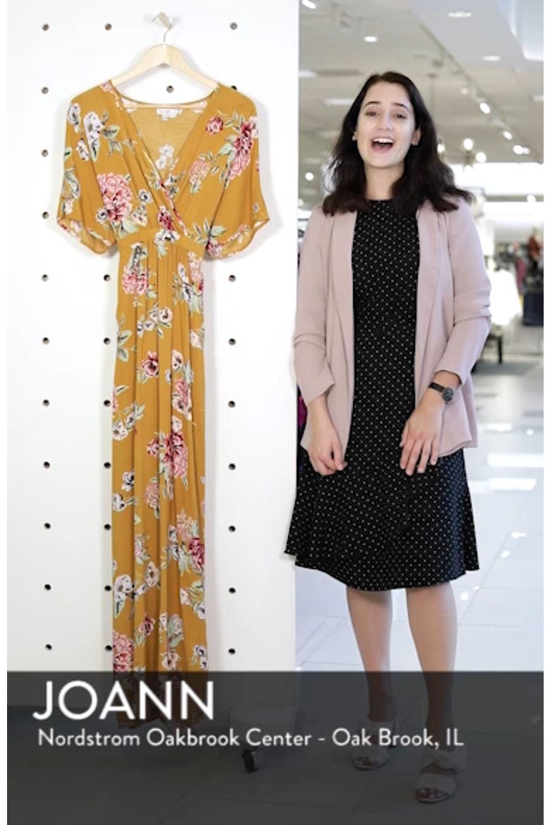 Kimono Sleeve Maxi Dress video