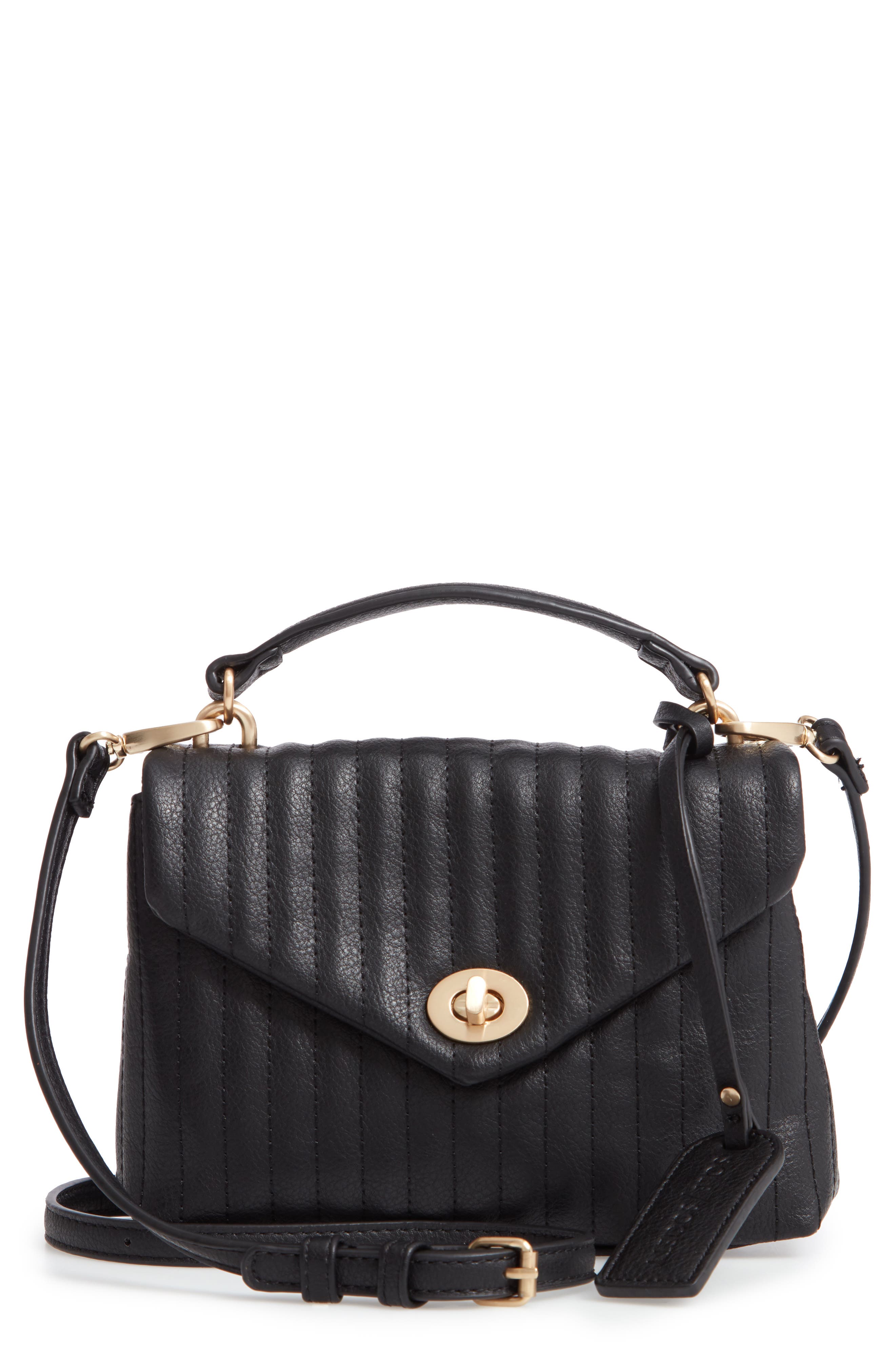 Sole Society Urche Faux Leather Crossbody Bag, Main, color, 