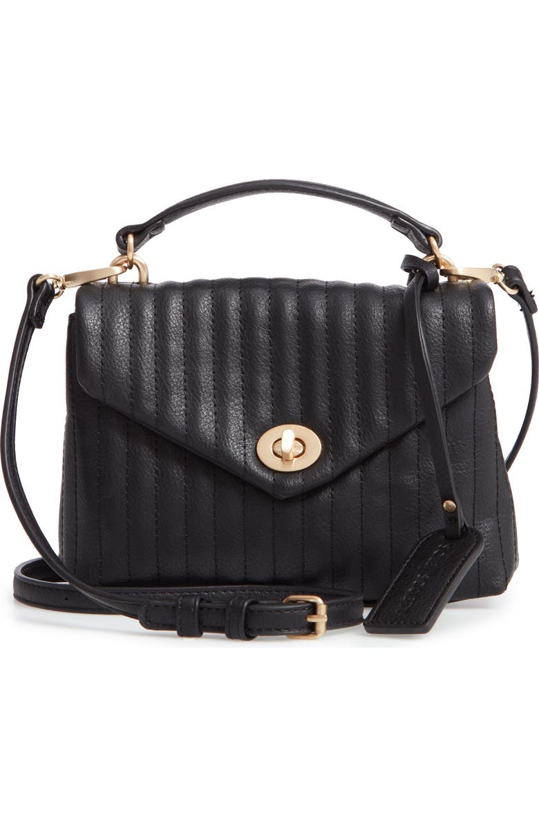 Sole Society Urche Faux Leather Crossbody Bag, Main, color,