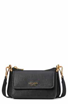 morgan double up saffiano leather crossbody bag