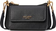 Kate Spade New York morgan double up saffiano leather crossbody bag