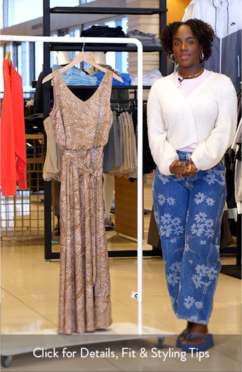 Swirling Sands Bianca Maxi Dress, sales video thumbnail