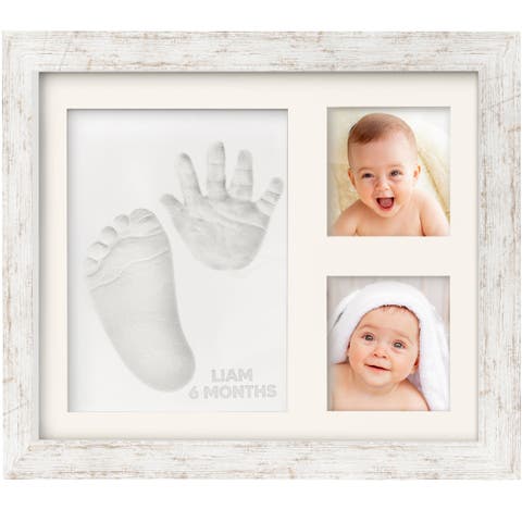 Baby Handprint & Footprint Keepsake Solo Frame