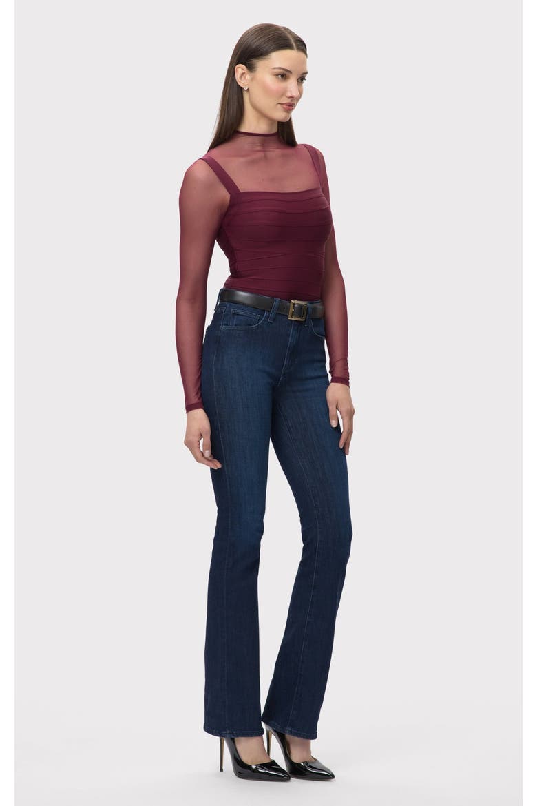 The Sabrina Top, Alternate, color, DEEP RED