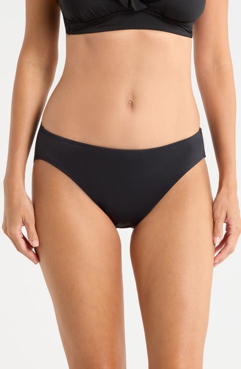 Curved Waist Mid Rise Bikini Briefs