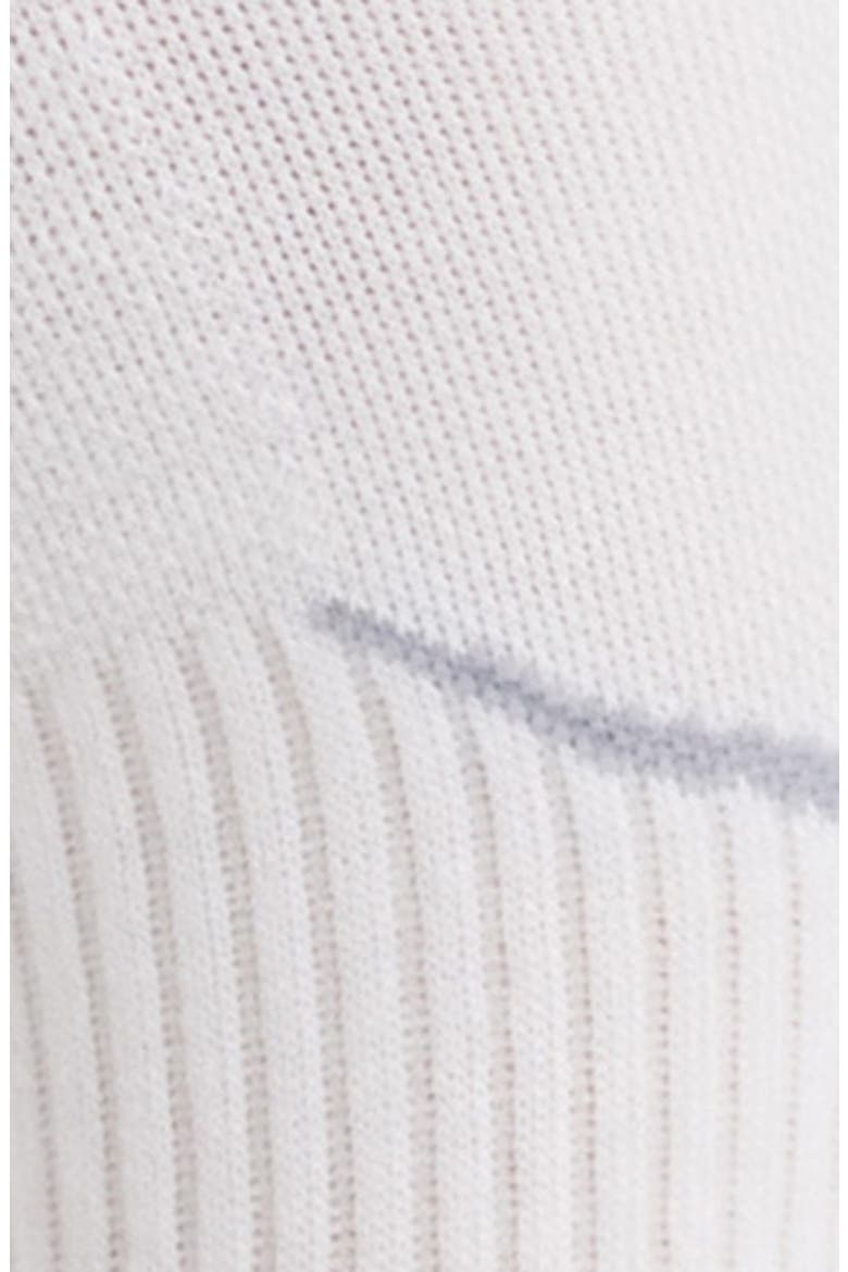 No-Show Run Socks, Alternate, color, WHITE