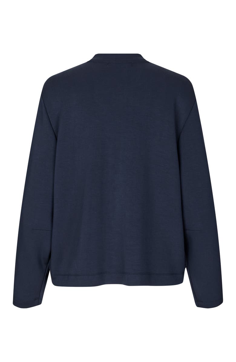 Masai Copenhagen Junesse Long Sleeve Bomber Jacket, Alternate, color, Navy Blazer