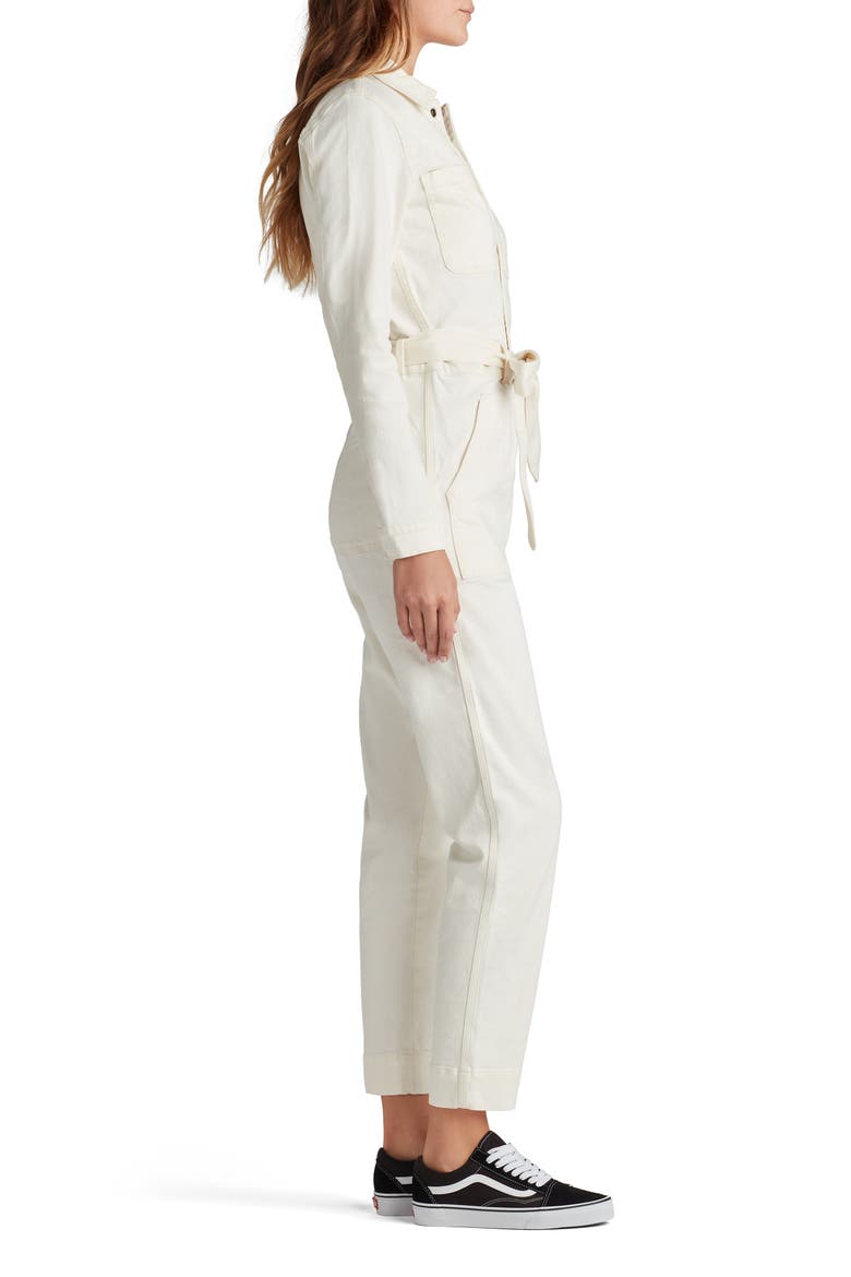 Sara Denim Jumpsuit, Alternate, color, MILK