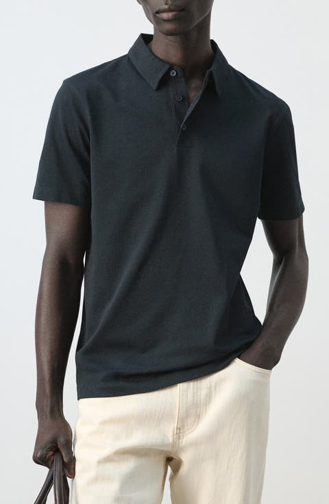 Slim Fit Stretch Cotton Blend Piqué Polo
