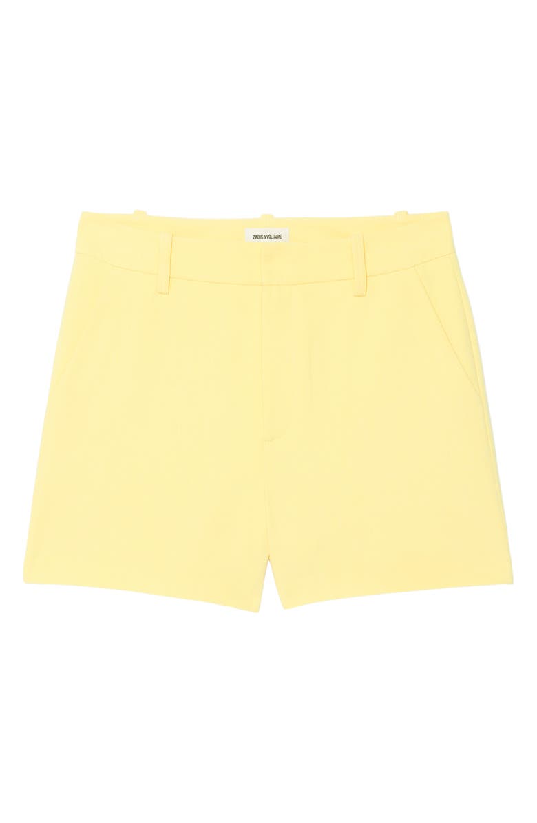 Zadig & Voltaire Sidou Shorts, Alternate, color, Banana