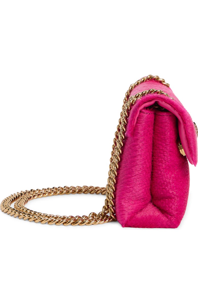 Kurt Geiger London Mini Kew Genuine Calf Hair Crossbody Bag, Alternate, color, Bright Pink