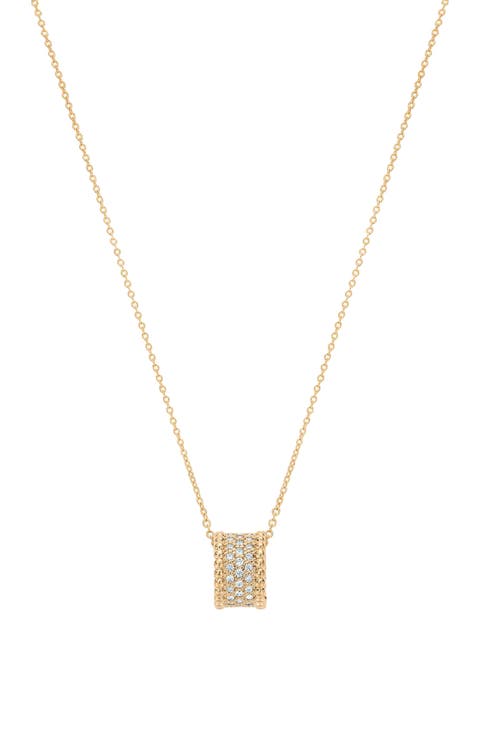 14k Gold Plated Rosa Necklace Dainty Trendy Statement Gift