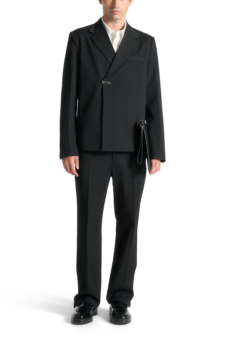 Tom Slim Fit Tailored Stretch Dress Shirt, Alternate, color, Black