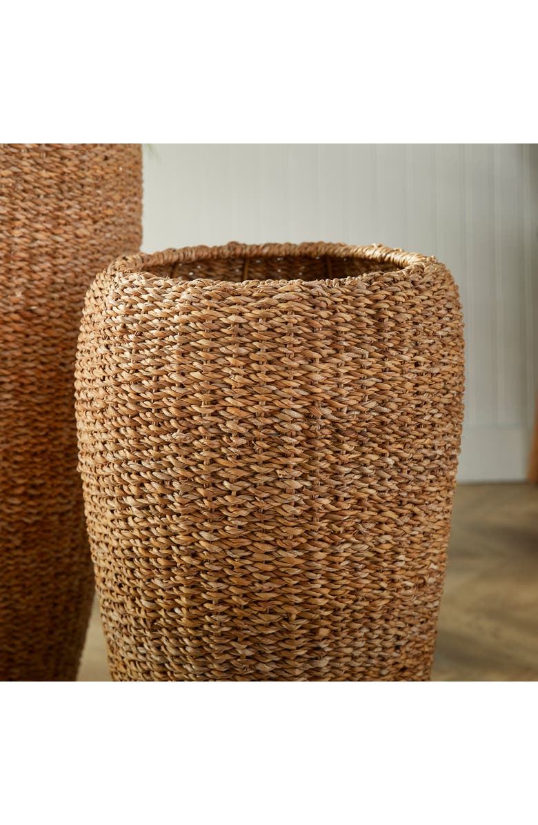 Napa Home & Garden Seagrass Tall Round Decorative Planters, Set of 2, Alternate, color, 
