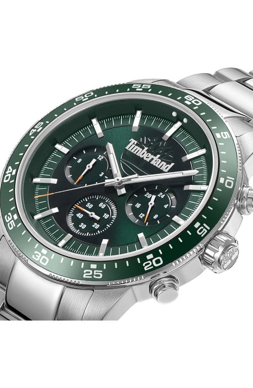 Timberland Parkman Multifunction Chronograph Bracelet Watch, 44mm In Silver