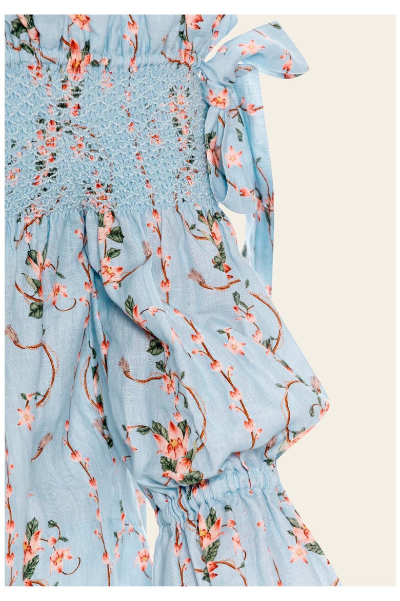 Isla Navegante Blouse, Alternate, color, Blue