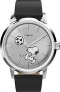 Timex® Peanuts® x Timex Marlin® Automatic 40mm Leather Strap Watch