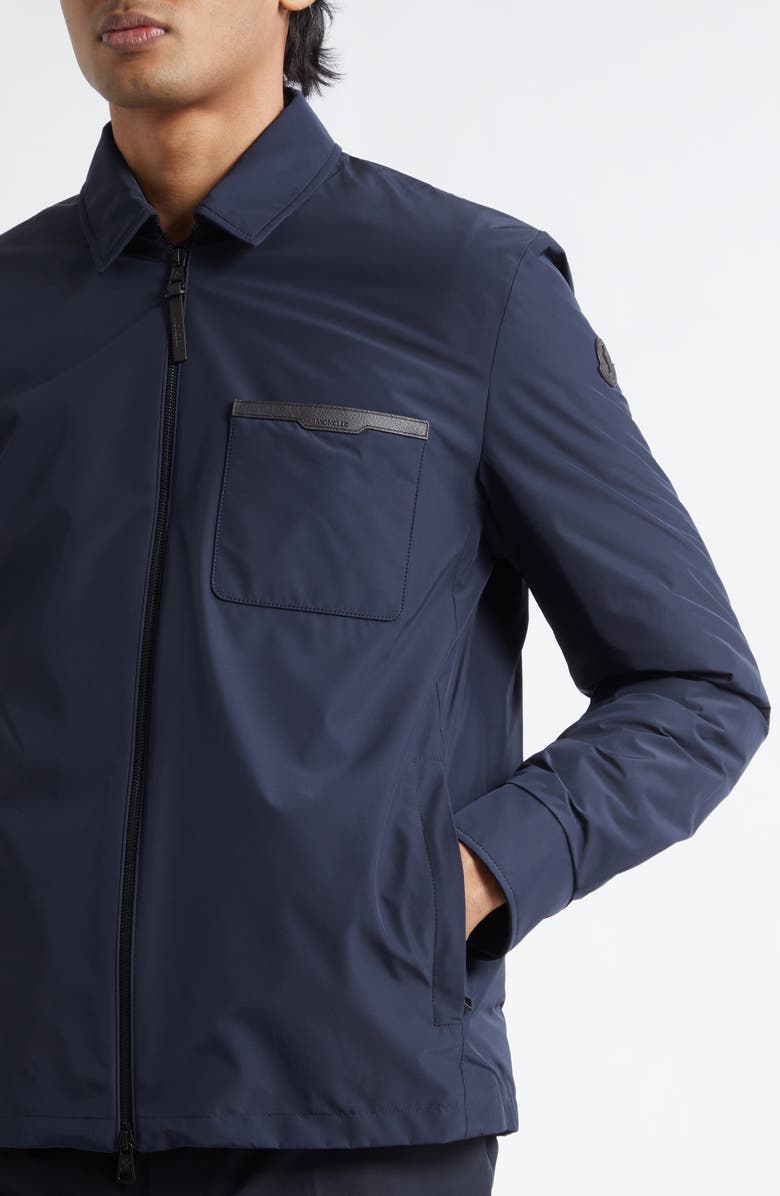 Moncler Tollymore Shirt Jacket, Alternate, color, Navy Blue