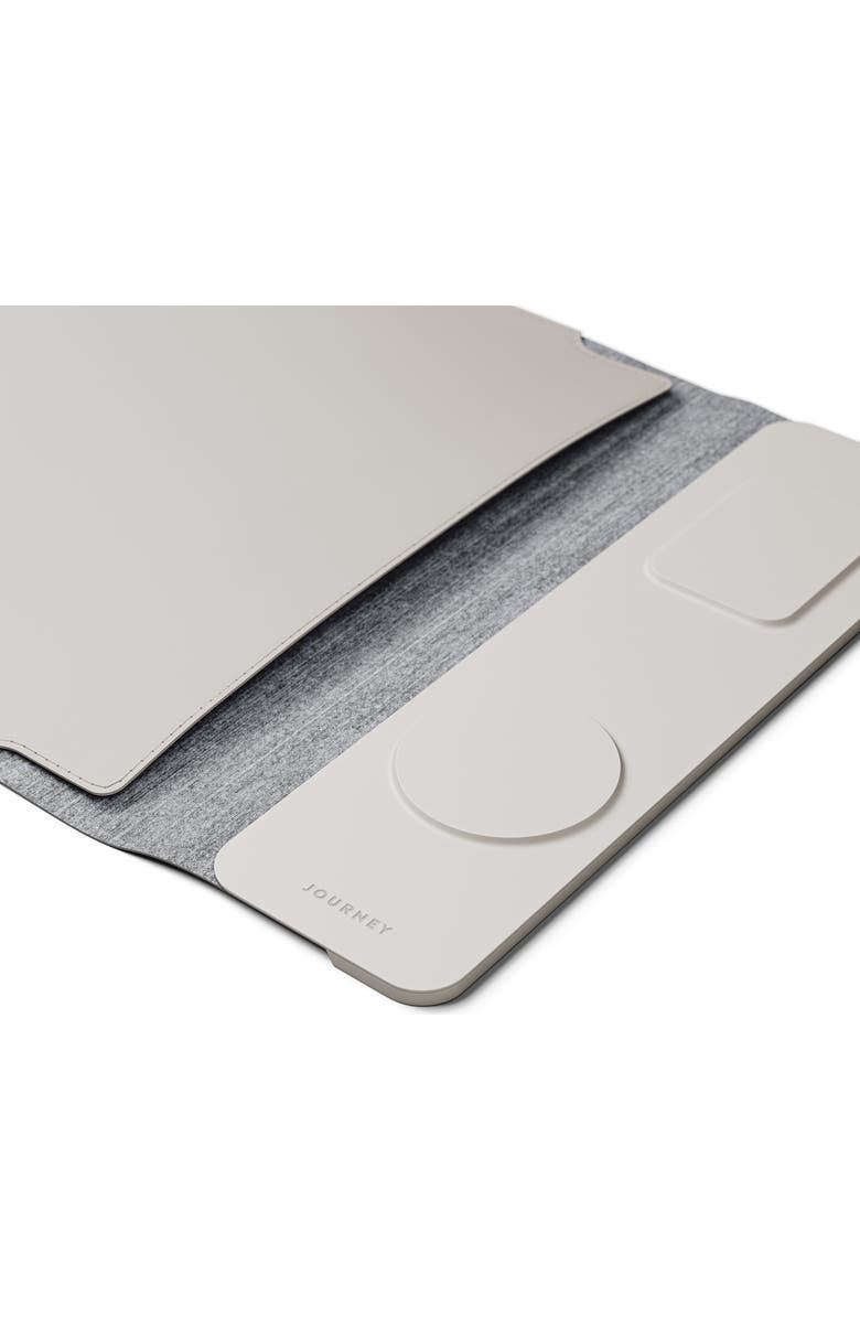 JOURNEY Nexa 13-Inch Wireless Charger Laptop Sleeve, Alternate, color, Dove Grey