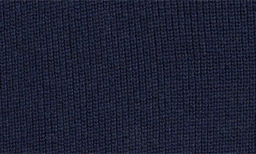 Nordstrom Cashmere Quarter Zip Pullover Sweater In Blue