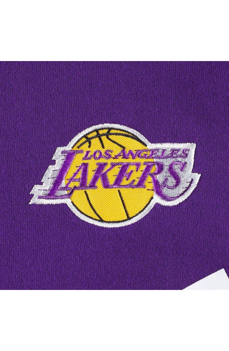 TOMMY JEANS Men's Tommy Jeans Purple Los Angeles Lakers Bernard Half-Zip Hoodie, Alternate, color, Purple