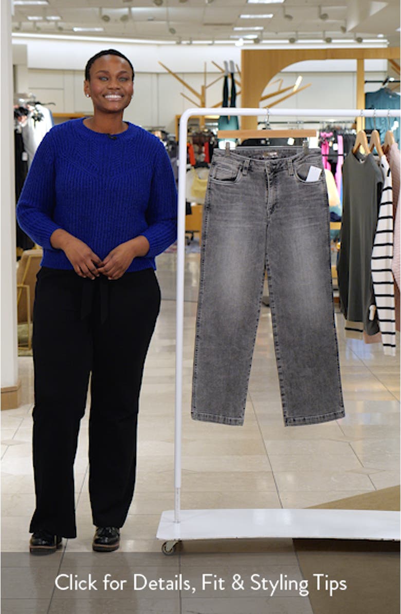 Pattie High Waist Straight Leg Jeans, sales video thumbnail
