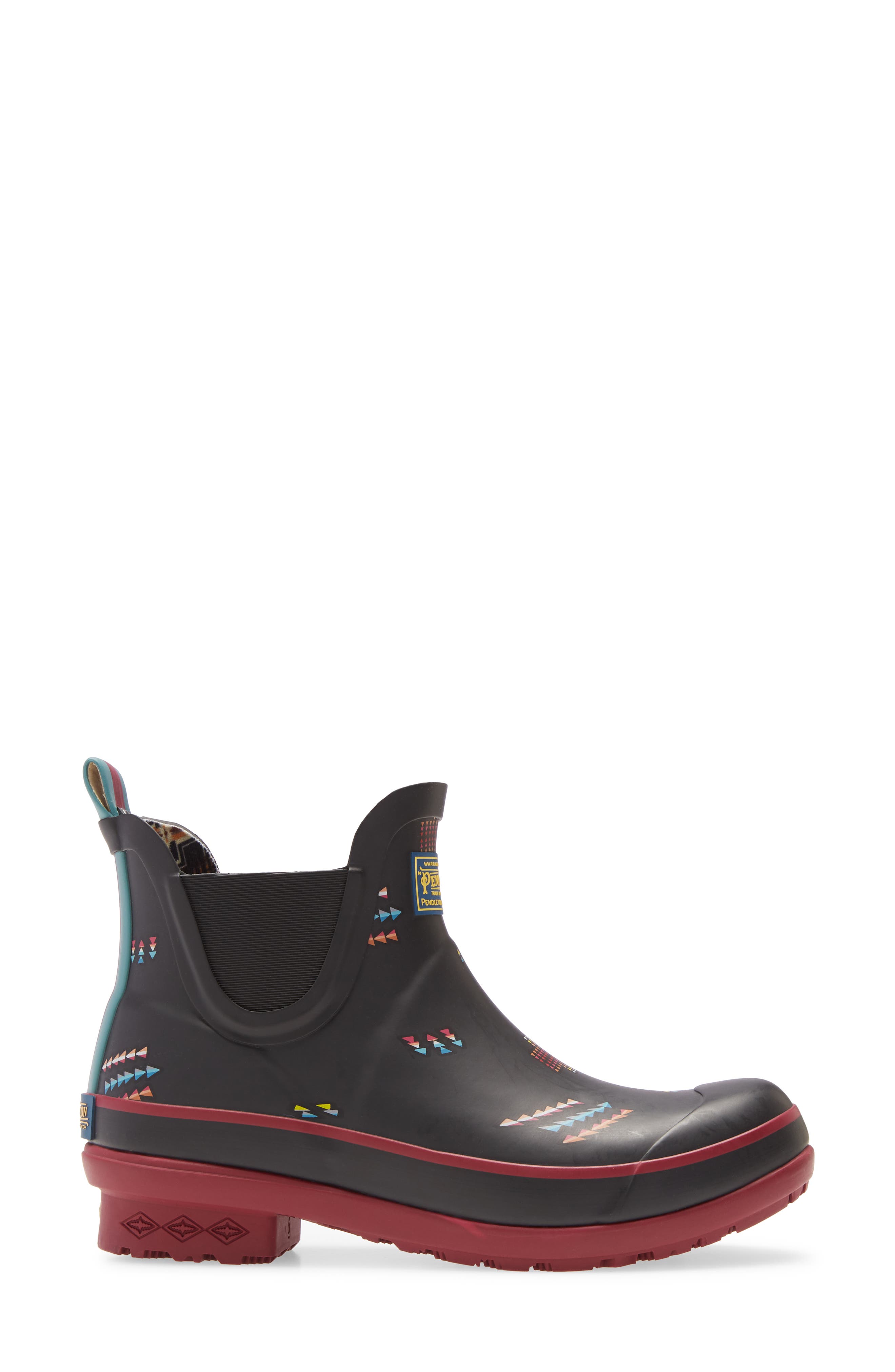 Pendleton Geo Toss Waterproof Chelsea Rain Boot, Alternate, color, 