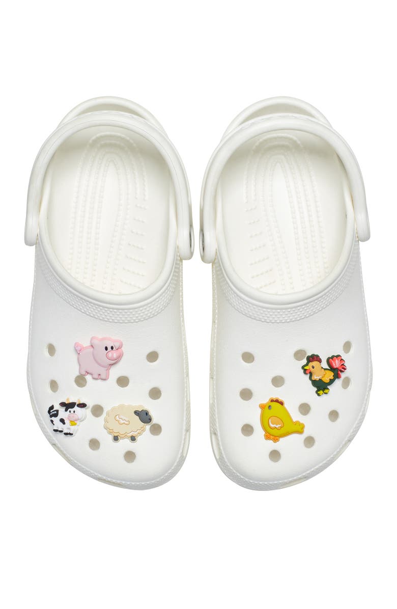 Jibbitz Assorted 5-Pack Farm Friend Jibbitz<sup>™</sup> Shoe Charms, Alternate, color, White