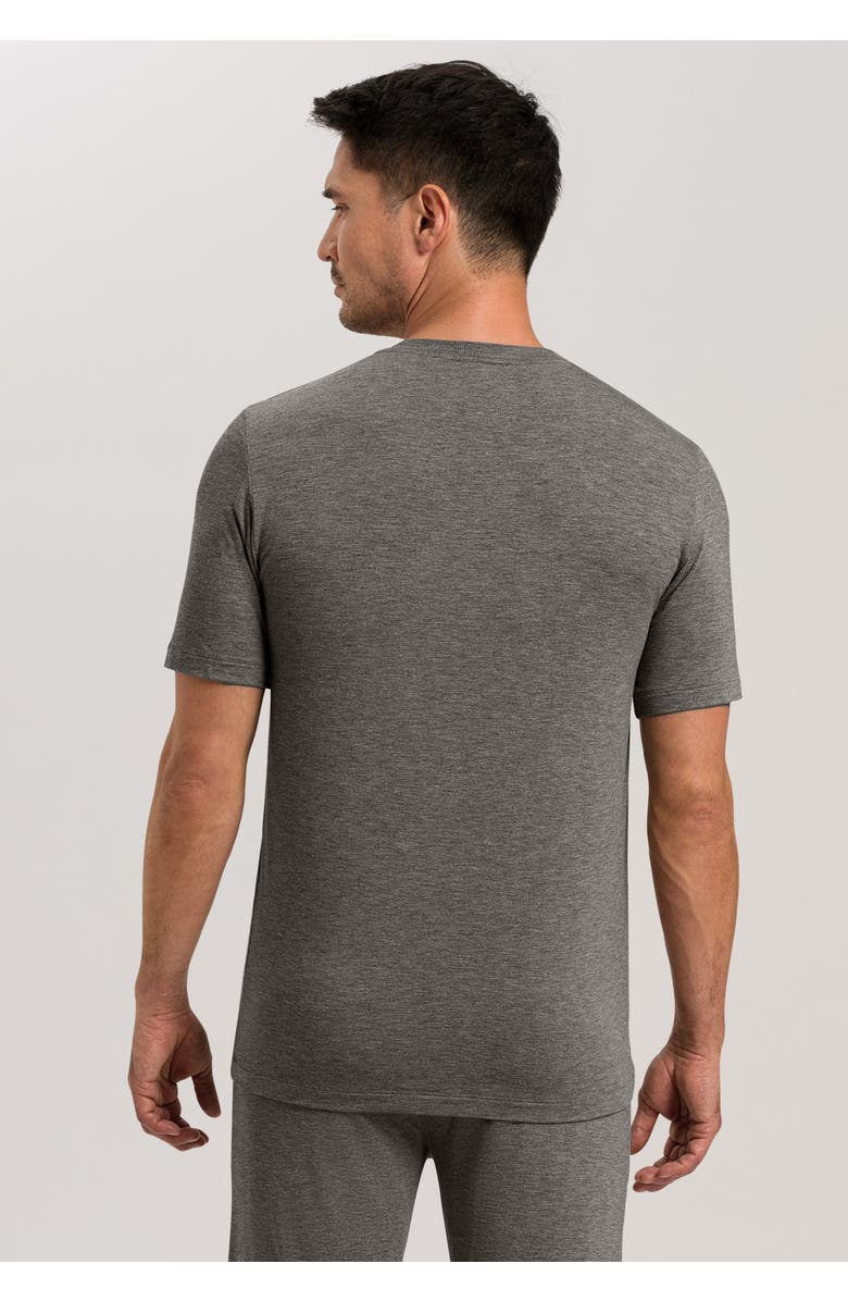 Hanro Casuals Soft V-Neck T-Shirt, Alternate, color, Stone Melange