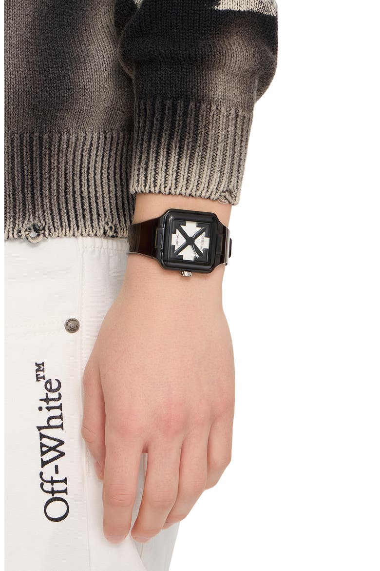 PROTO 01 Quartz Synthetic Watch, 38mm x 45mm, Alternate, color, BLACK SYNTHETIC