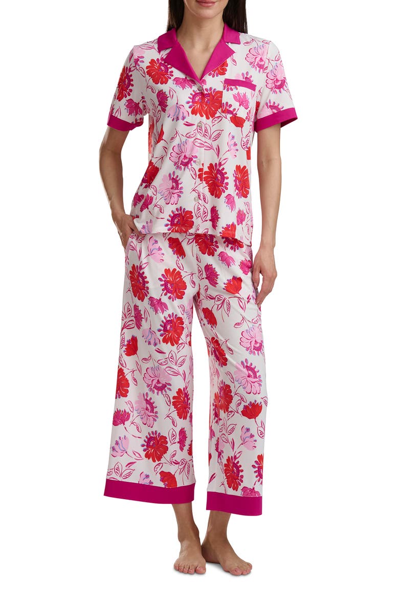 Jersey Pajamas, Main, color, BRIGHT POP FLORAL