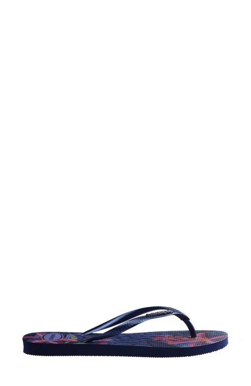 HAVAIANAS HAVAIANAS SLIM ANIMAL FLORAL FUSION FLIP FLOP