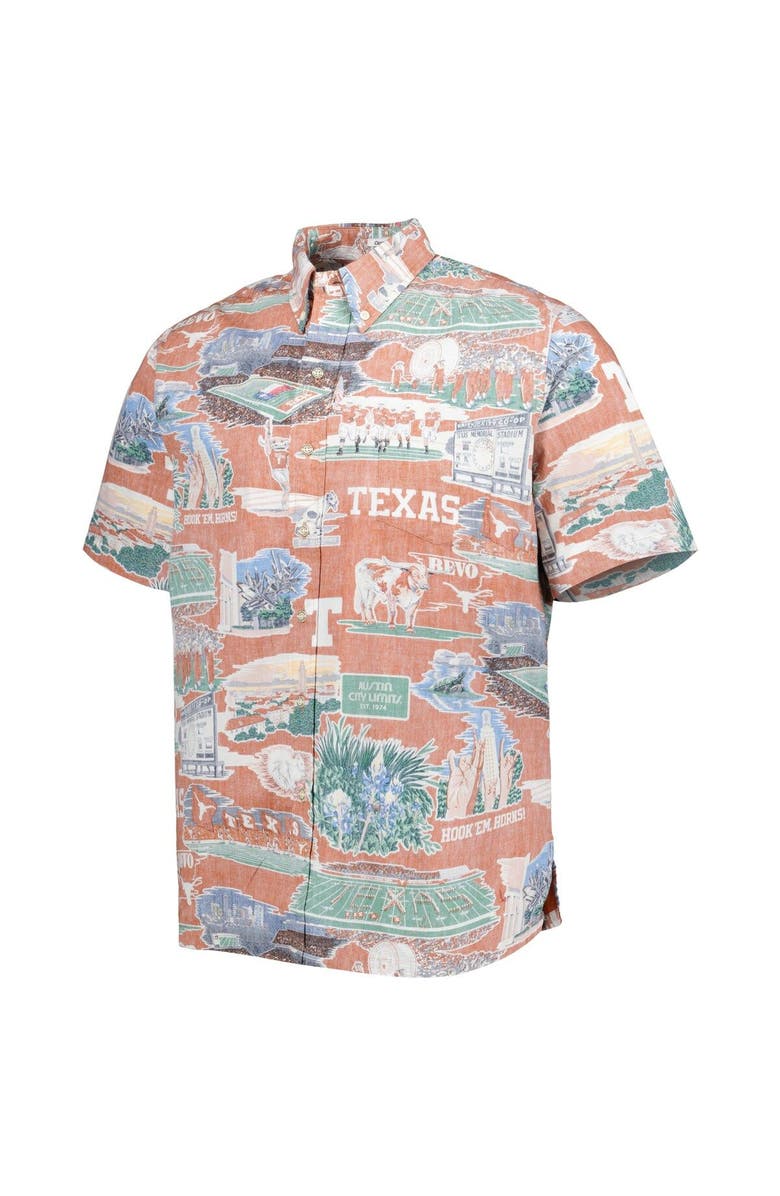 Reyn Spooner Men's Reyn Spooner Texas Orange Texas Longhorns Scenic Button-Down Shirt, Alternate, color, Burnt Orange