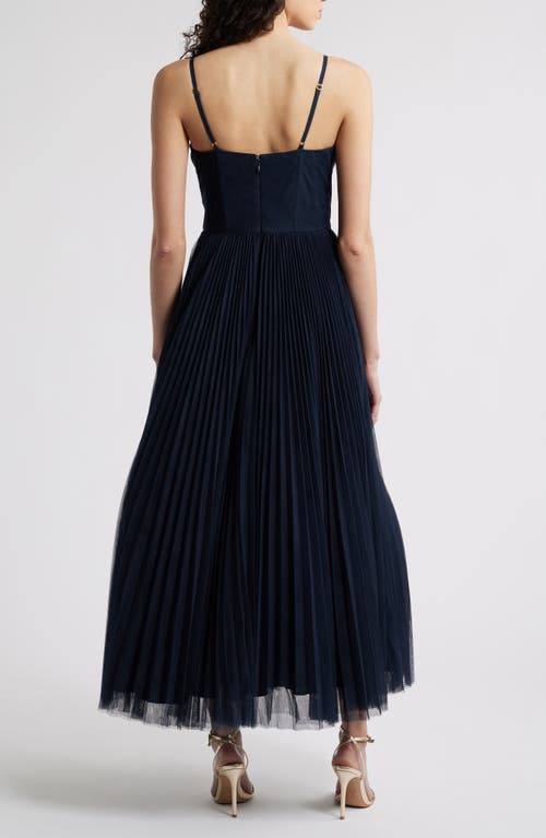 HUTCH HUTCH PLEATED COCKTAIL DRESS