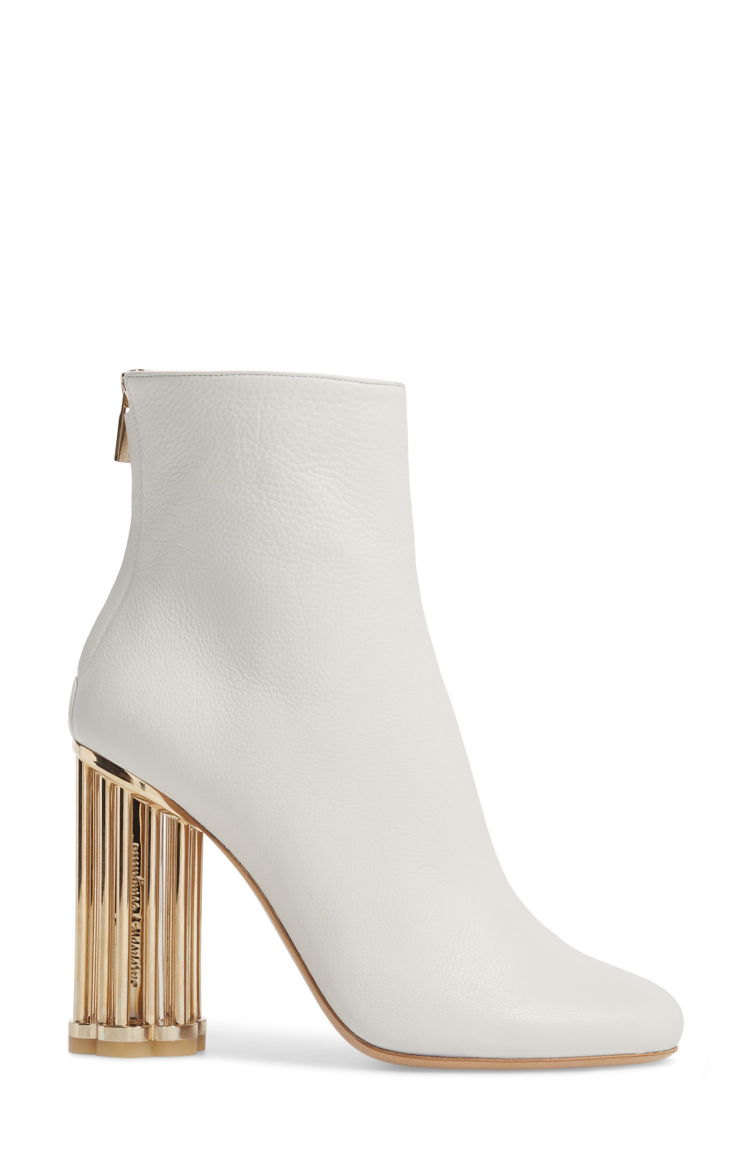 FERRAGAMO Salvatore Ferragamo Coriano Statement Heel Bootie, Alternate, color, 