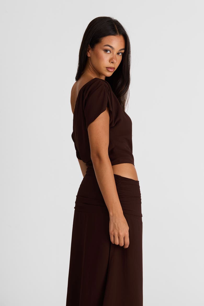 Margot Top, Alternate, color, Chocolate