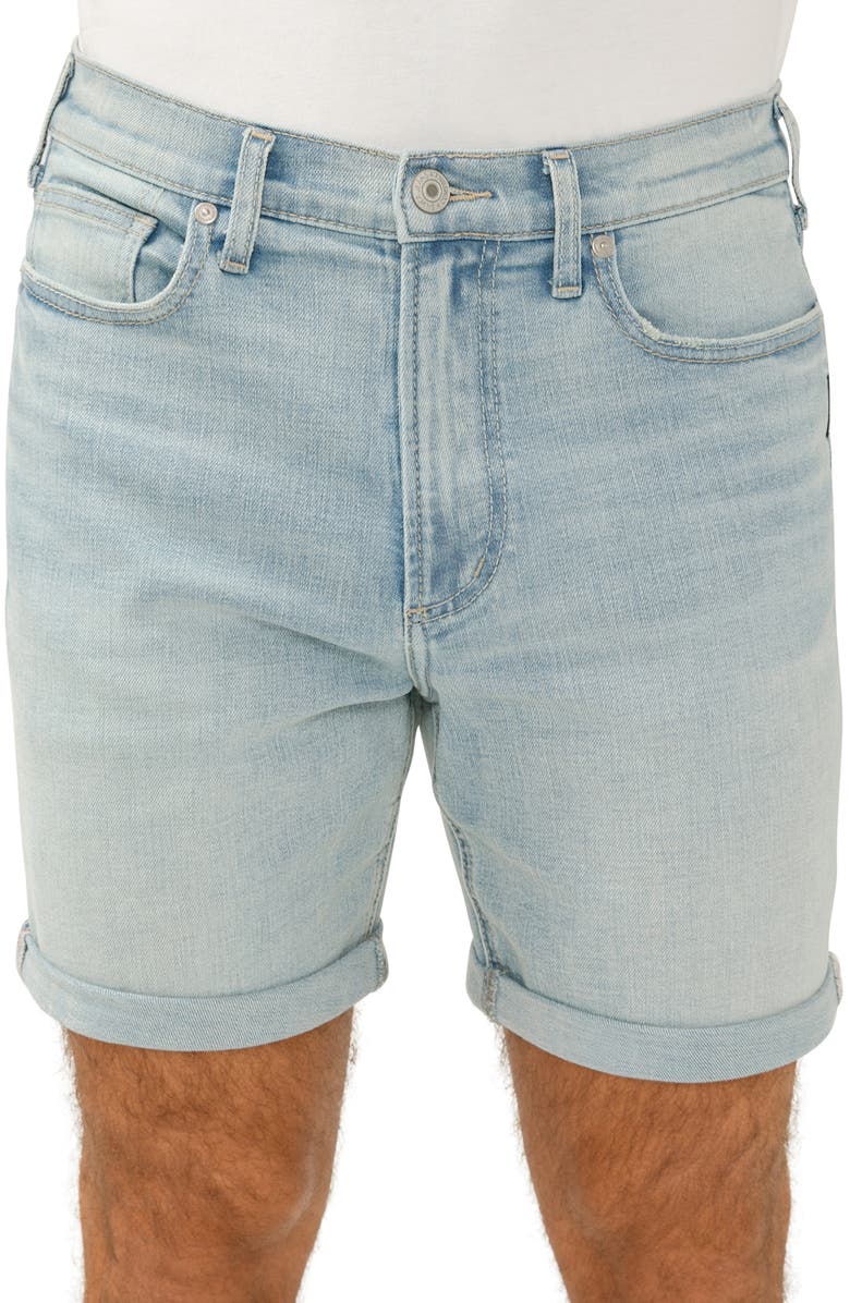 Silver Jeans Co. Everyday Cuffed Denim Shorts, Alternate, color, Indigo