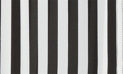 Kasper Stripe Button-up Shirt In Black