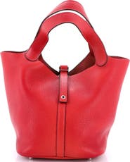 Pre-Owned Hermes Picotin Lock Bag Clemence MM
