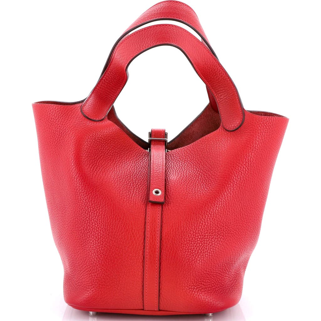 Pre-owned Hermes Hermes Picotin Lock Bag Clemence Mm