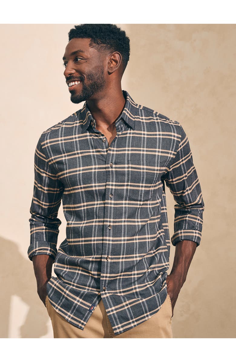 Faherty The All Time Button-Up Shirt, Alternate, color, 