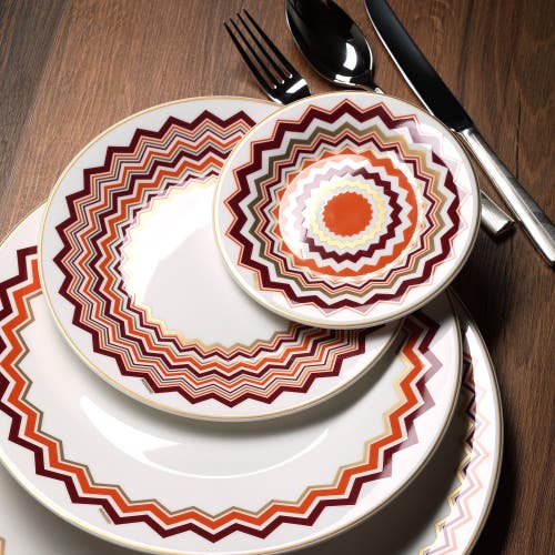 Missoni Soup Plate 2 Pcs. Set In Multi