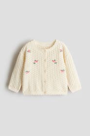 H&M Pointelle-knit Cardigan