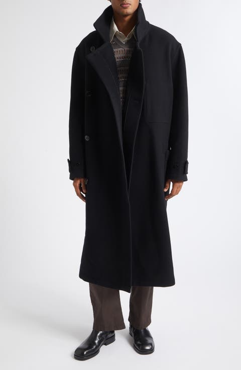 Double Face Wool Wrap Coat