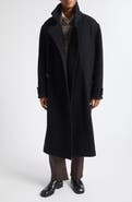 Lemaire Double Face Wool Wrap Coat