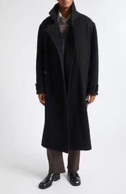 Lemaire Double Face Wool Wrap Coat