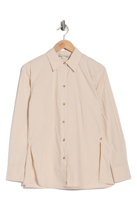 Cotton Button-Up Shirt